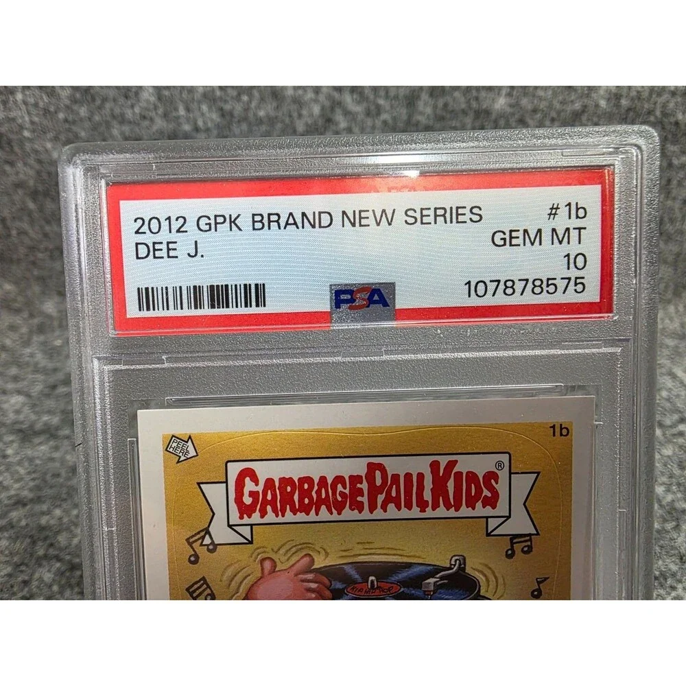 2012 Garbage Pail Kids Dee J 1b PSA 10 Gem Mint Brand New Series 1 Graded Card